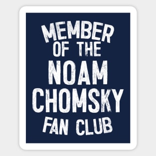 Member of the Noam Chomsky Fan Club Sticker